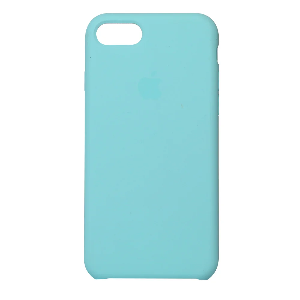 21.Ice Blue Ikase Store жидкий силиконовый чехол для мобильного телефона для iphone x xr xs max мягкое Сенсорное покрытие из микрофибры чехол для iphone 8 7 6 6s plus - Цвет: 21.Ice Blue