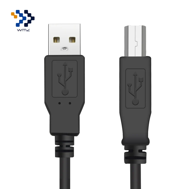 Кабель для принтера WMZ USB 2 0 Тип A папа в B Мужской кабель 1 5 м лазерного дублирующая