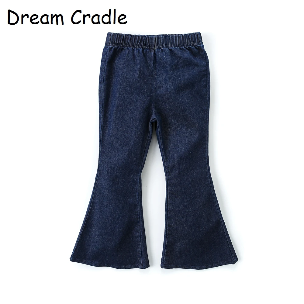 Dream Cradle Джинсовые Брюки клеш для детей темно синие брюки малышей|Брюки| |