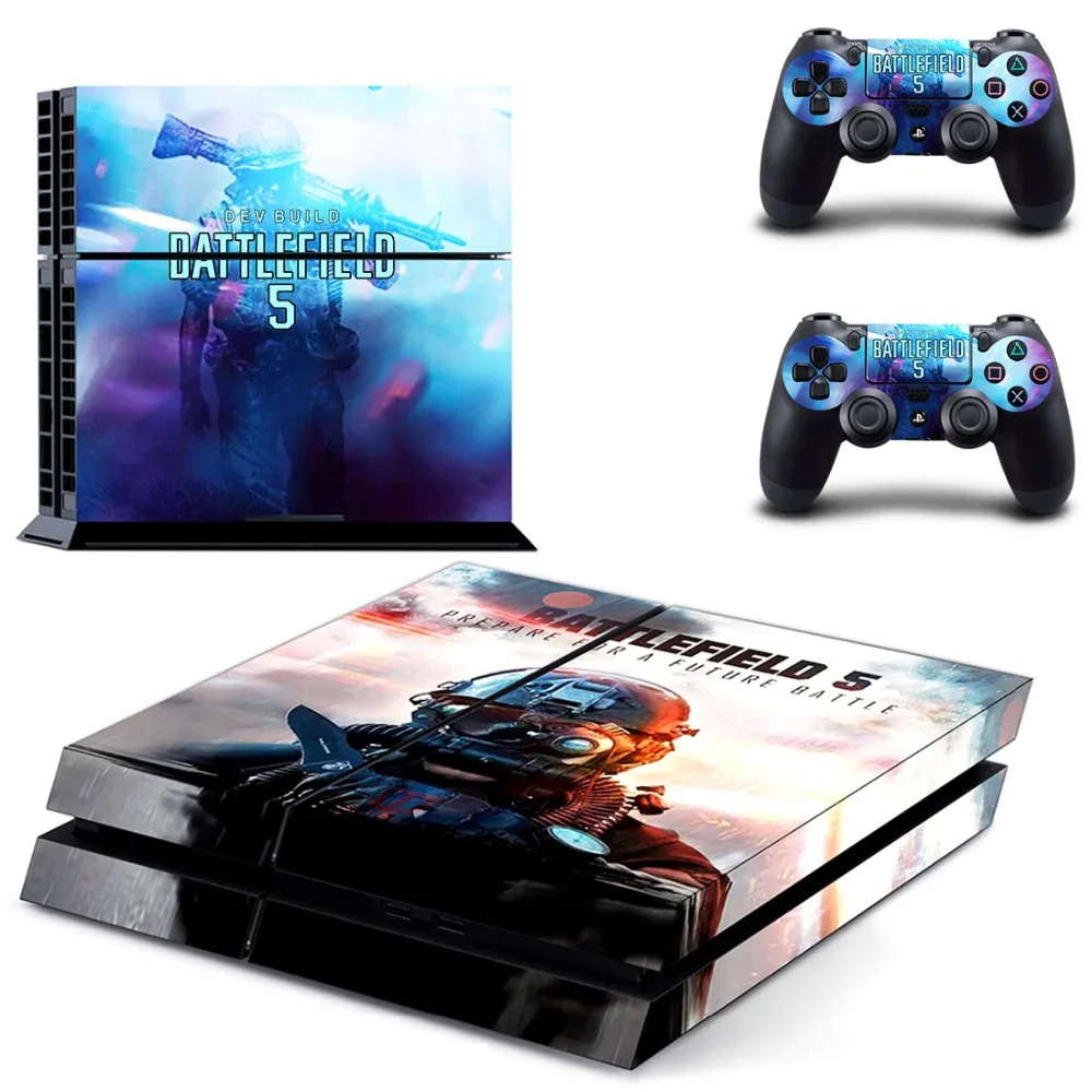 Поле боя в PS4 кожи Стикеры наклейка для Sony Игровые приставки 4 консоли и 2