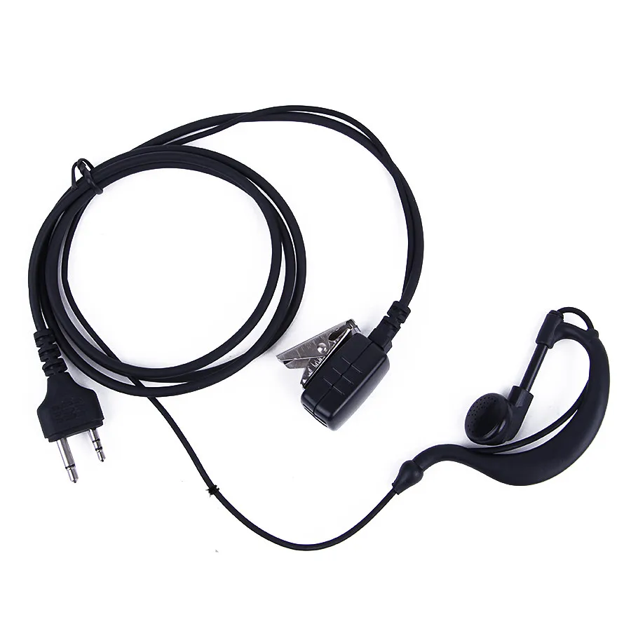 2 шт. контактный PTT ушной крюк наушники микрофон для MIDLAND Walkie Talkie G6/G7/G8/G9 GXT550 GXT650 LXT80