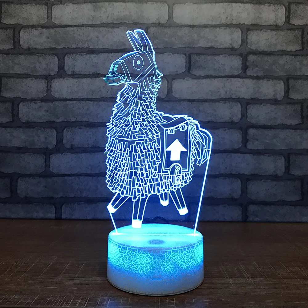 Кувшин лама Альпака шрама шрамы по умолчанию шкуры для девушек шкатулка 3D белая