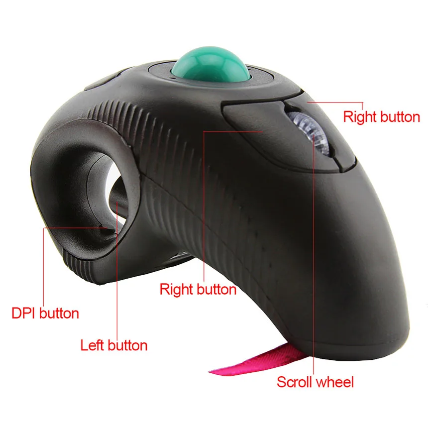 Мышь беспроводная CHUYI Trackball 2 4 ГГц 1000 DPI с лазерной указкой | Компьютеры и офис
