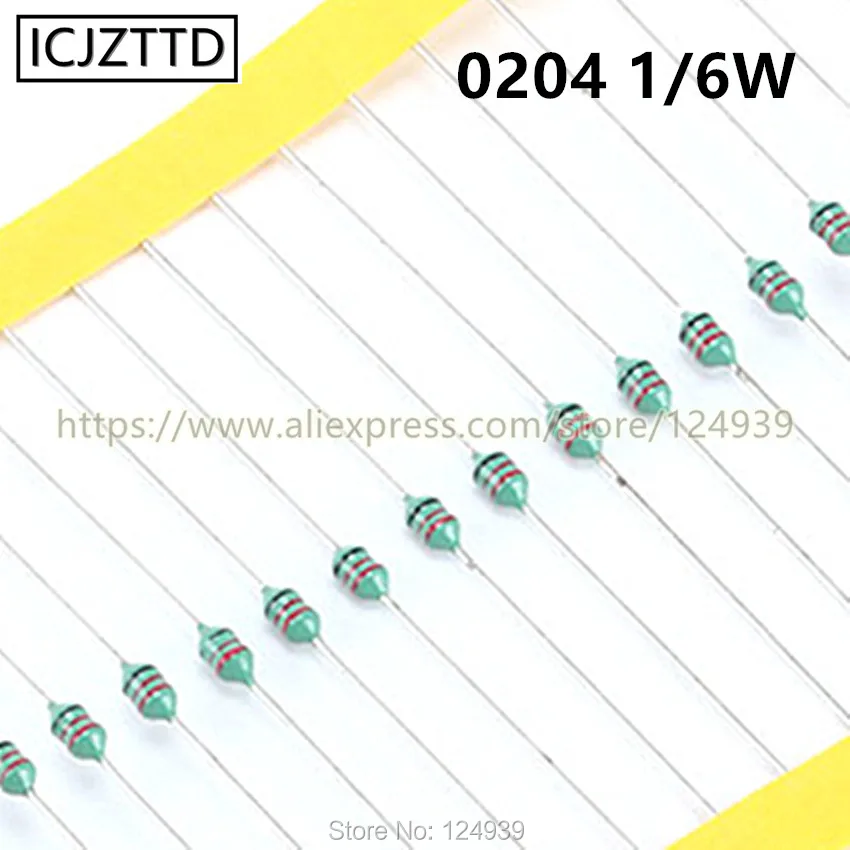 

0204 56UH 68UH 82UH 100UH 220UH 330UH 1UH 1.2UH 1.8UH 2.2UH 2.4UH 2.7UH 3.3UH 3,9 1/8W 1/6W индуктивность цветного кольца