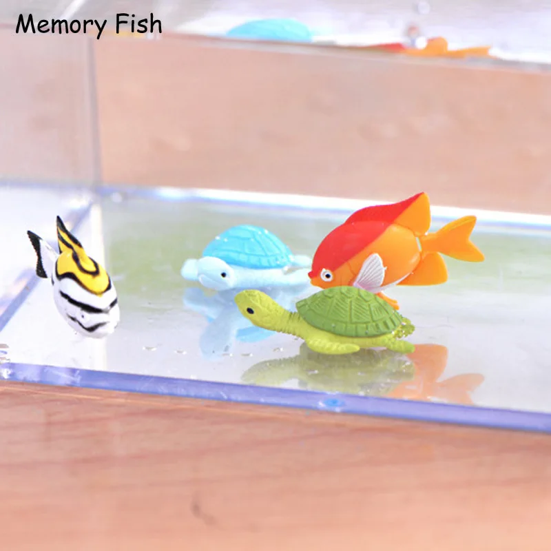 4 цвета мини Мультяшные Черепашки из смолы 3D Животные миниатюрные Фигурки