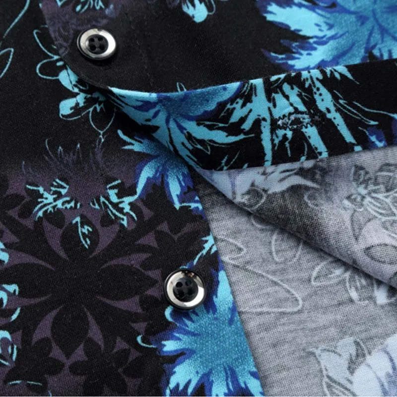 Модные новые летние рубашки мужские повседневные пляжные с коротким рукавом