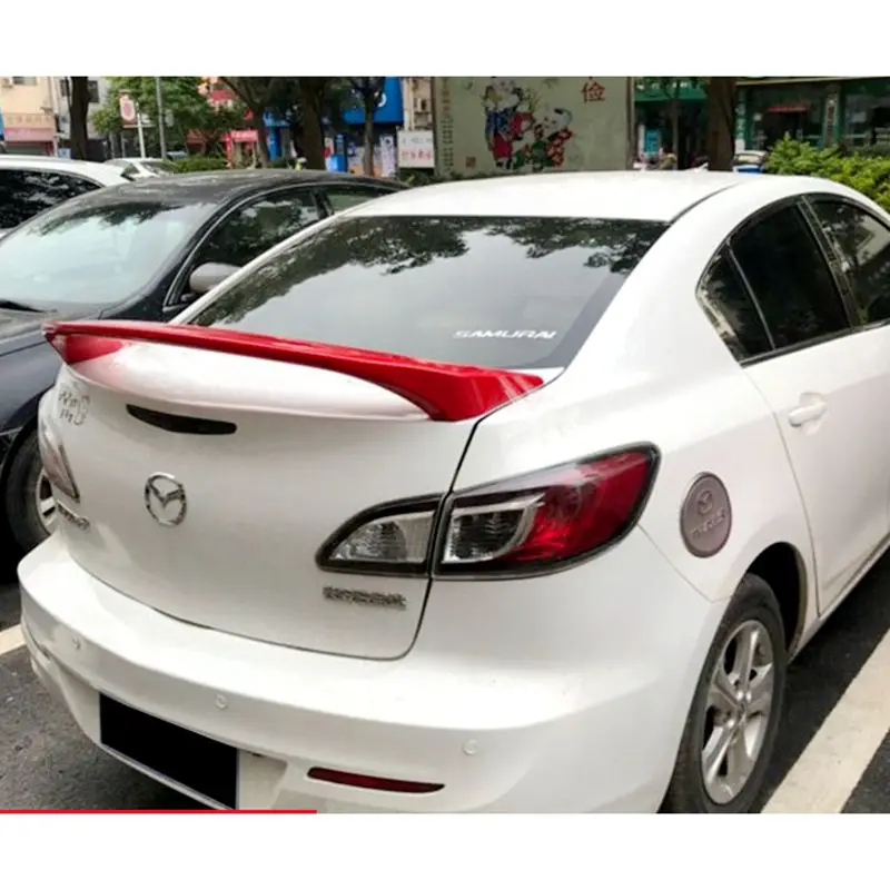 Для Mazda 3 4 Двери Седан 2011 2012 2013 2014 2015 2016 ABS пластик Неокрашенный праймер задний
