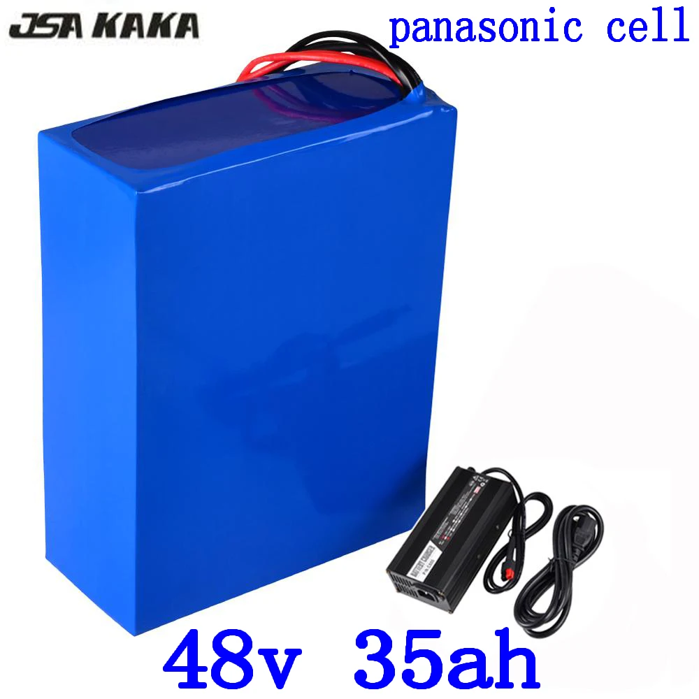 

48V Battery Pack 48V 1000W 1500W 2000W E-Bike Battery 48V 20Ah 25Ah 30Ah 35Ah Electric Bike Lithium Battery Use Panasonic Cell