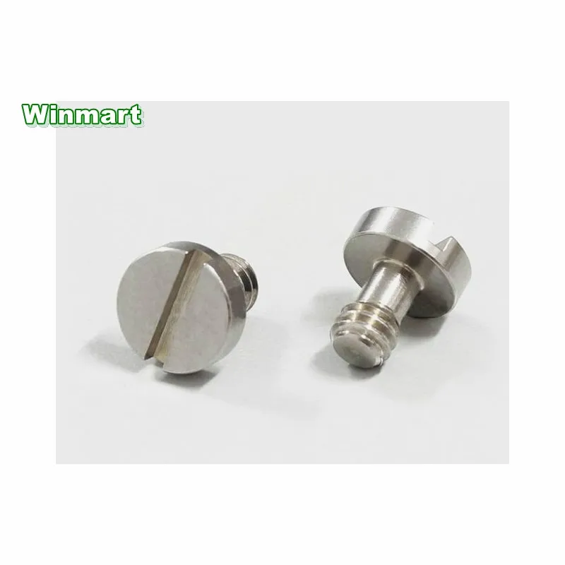 5 шт 1/4 &quotЖелезные шлицевые болты фотоаппарата платформы с быстрой