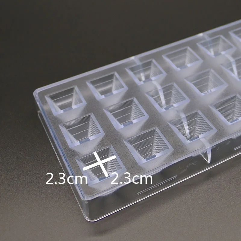 21 Holes Pyramid Shape Plastic Jelly Chocolate Mold Diy Candy Creative Mini Cake Decorating Molds Dessert Baking Tools | Дом и сад