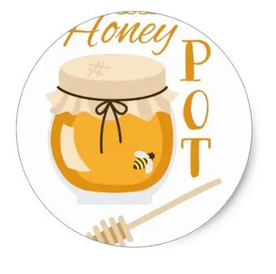 

1.5inch Honey Pot Classic Round Sticker