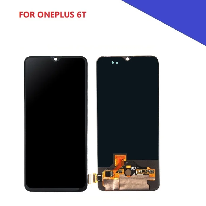 ЖК дисплей 6 41 дюйма для Oneplus 6T 1 + A6010 A6013 AMOLED экран сенсорная панель в сборе ремонт