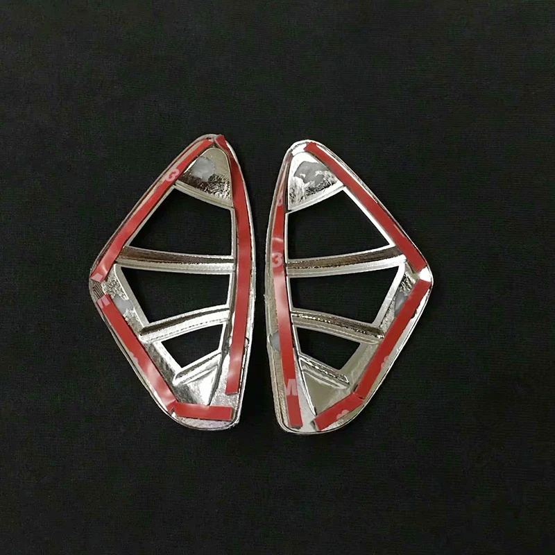 

ABS Chrome For Renault Captur 2013 2014 2015 2016 Accessories Car front Small air outlet Decoration Cover Trim Car Styling 2pcs