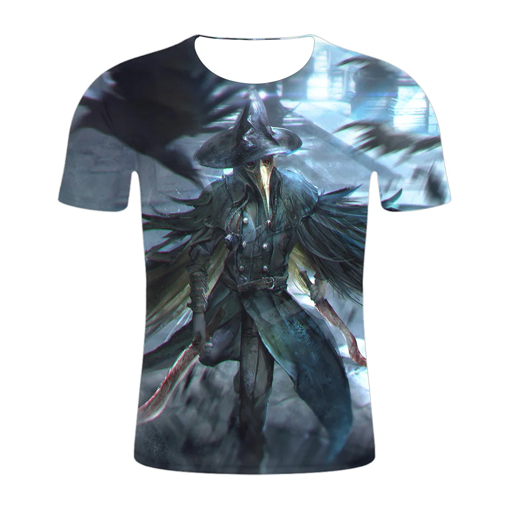 Модная классная забавная футболка для мужчин игра в крови 3 футболки с 3D-принтом