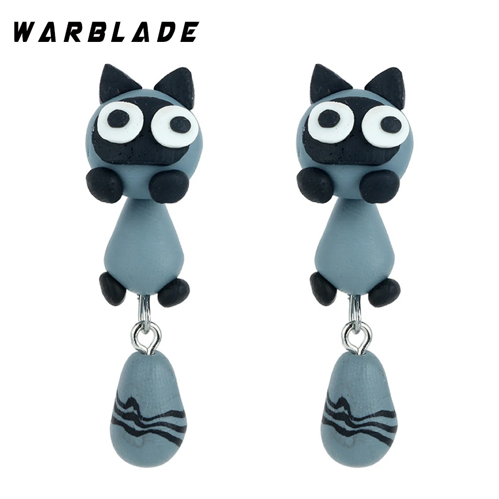 10 пар женские полимерные серьги в виде животных|Серьги-гвоздики| |