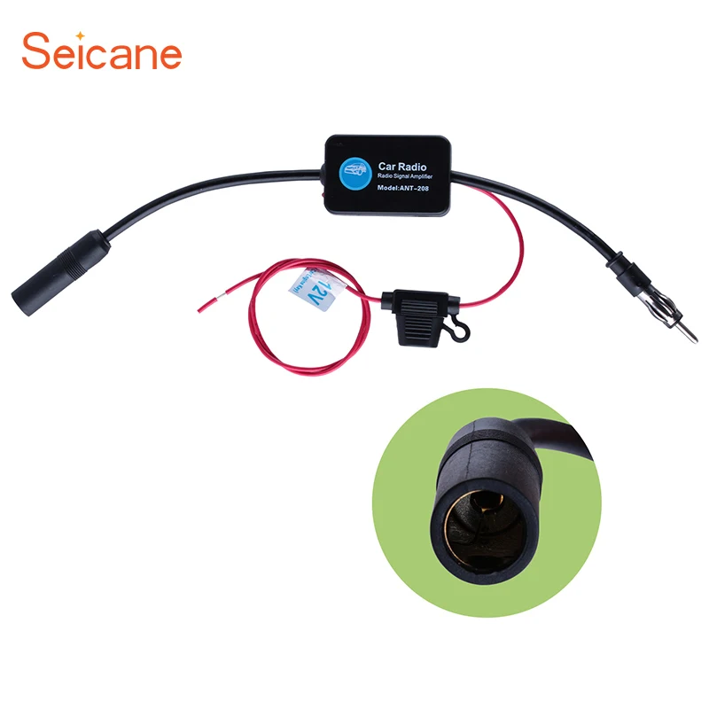 

Seicane Best 88-108Mhz Anti-interference Magnetic Cycles Car Radio Antenna for 2015 Universal FM Signal AMP Amplifier Booster