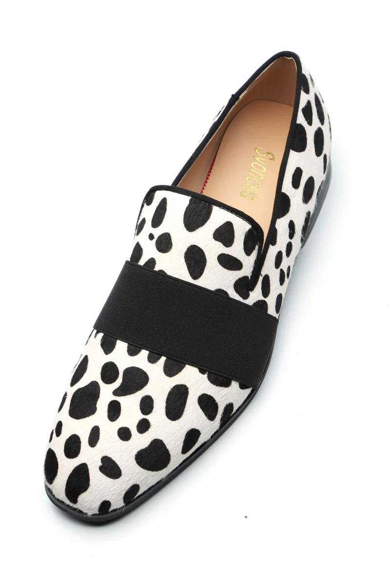 Casual Horsehair Comfortable Shoes Man Low Heeled Flock Designer Flats Zebra Pattern Loafers Zapatillas Hombre Brand Size | Обувь