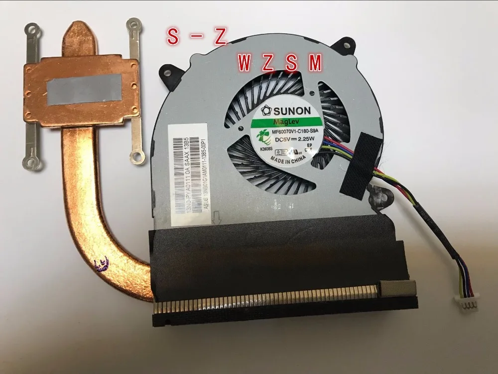 

NEW Free Shipping FOR ASUSN550 N550J N550JV N550JA N550Jk 13NB01G1AM011-1 13GN2V1AM030 HEATSINK W/FAN ASSEMBLY