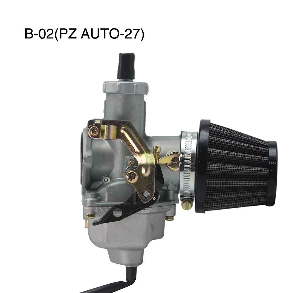 PZ26 AUTO ZSDTRP PZ26/PZ27/PZ30 карбюратор 38 мм/45 мм воздушный фильтр для Keihin 125-250cc двигателя Dirt bike Pit Bike 26 мм 27 мм 30 мм Carb - Цвет: PZ26 AUTO