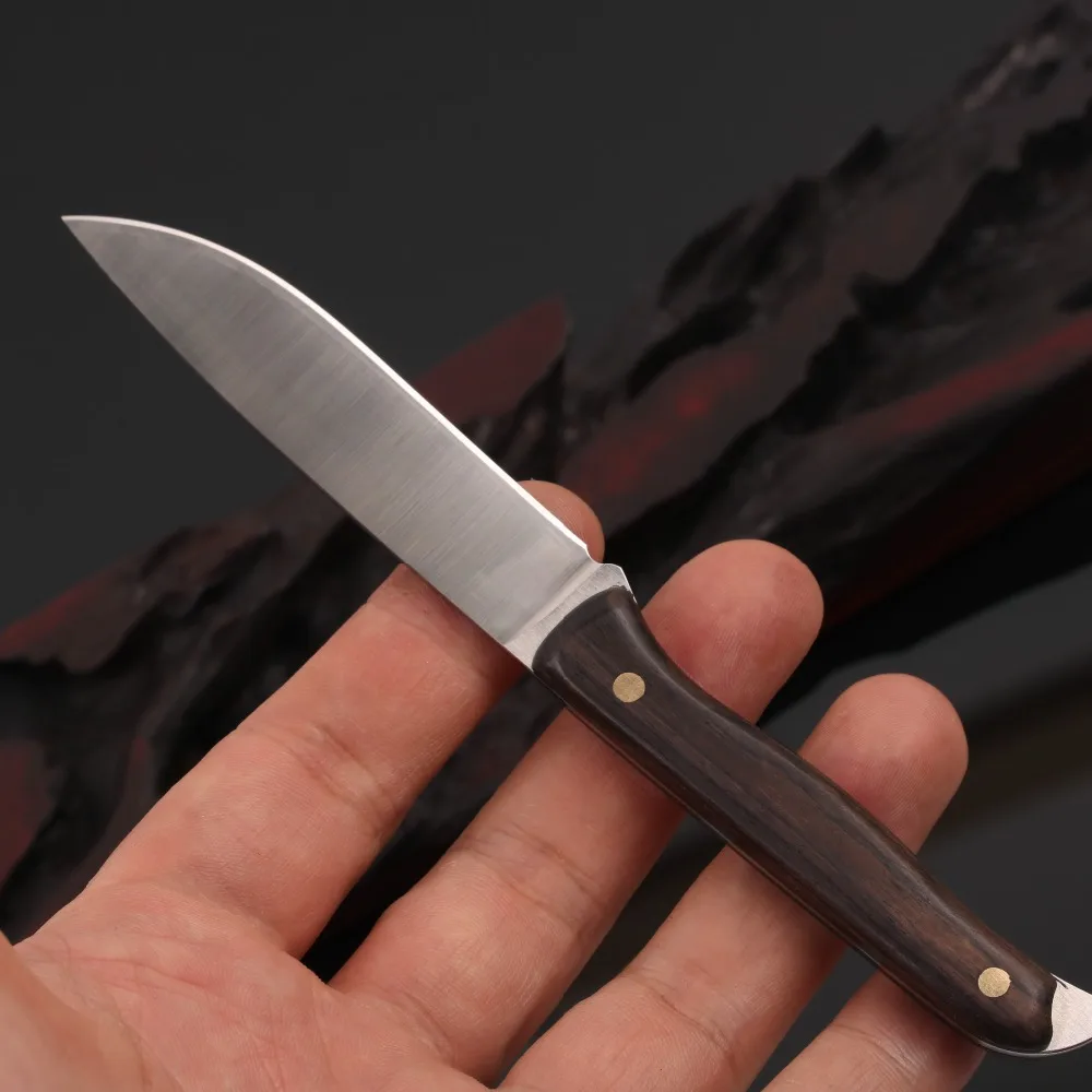 Реал M390 ручной работы нож шеф повара для очистки овощей Ножи из черного дерева