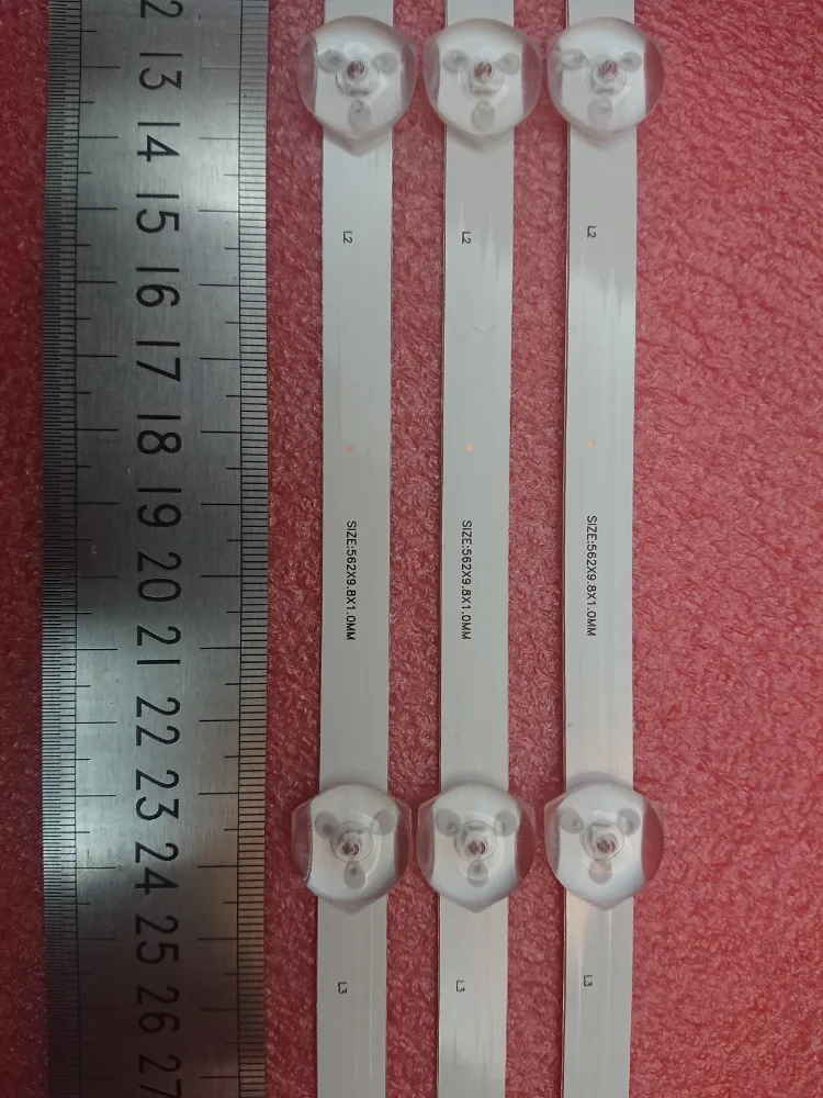 Новинка 100 шт. 6LED (3В) 562 мм * 9 8 ММ сменная светодиодная лента для 32-дюймового