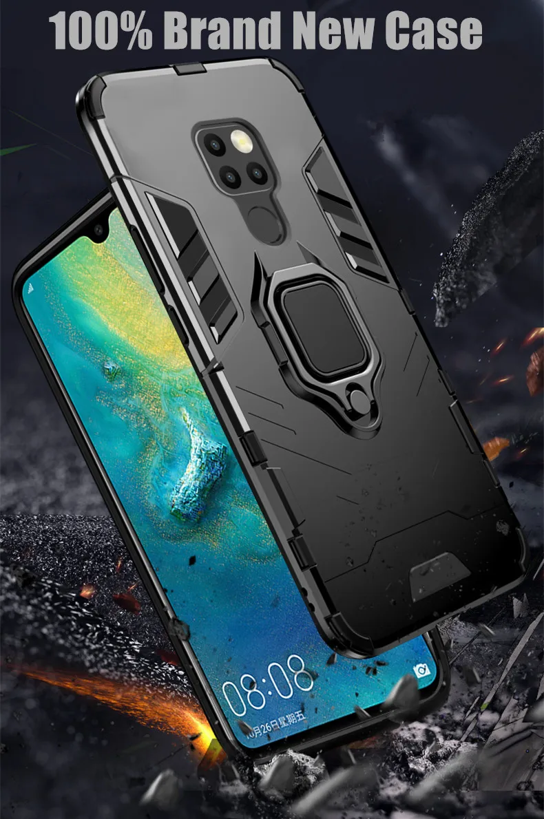 KEYSION чехол для телефона для huawei mate 20 Pro P30 Lite P20 Гибридный Жесткий ПК ТПУ Силиконовый противоударный чехол для Y6 Y7 Y9 P Smart