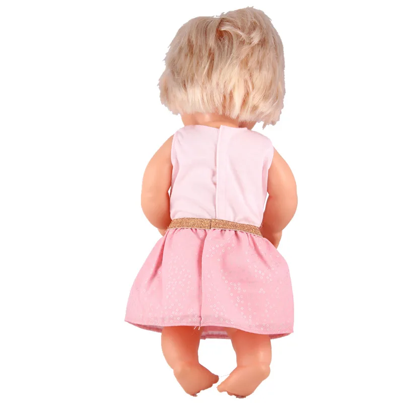 Одежда для кукол 41 см Nenuco Doll y su Hermanita Carnatio футболка без рукавов и юбки с блестками