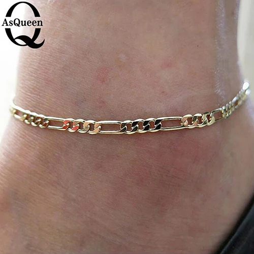 style2 gold Тонкий сексуальный браслет на лодыжку шевроль босиком сандалии ноги ювелирные изделия нога цепочка на ногу Pulsera Tobillo для женщин Halhal - Окраска металла: style2 gold