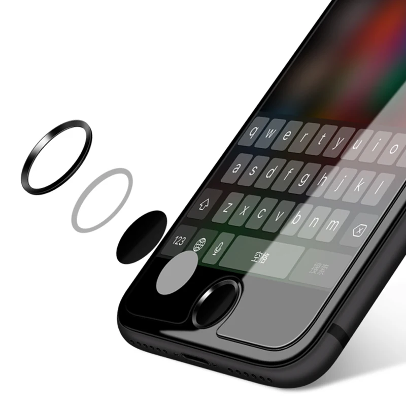 Наклейка на кнопку домой для IPhone 5 SE 4 6 6s 7 Plus с поддержкой распознавания