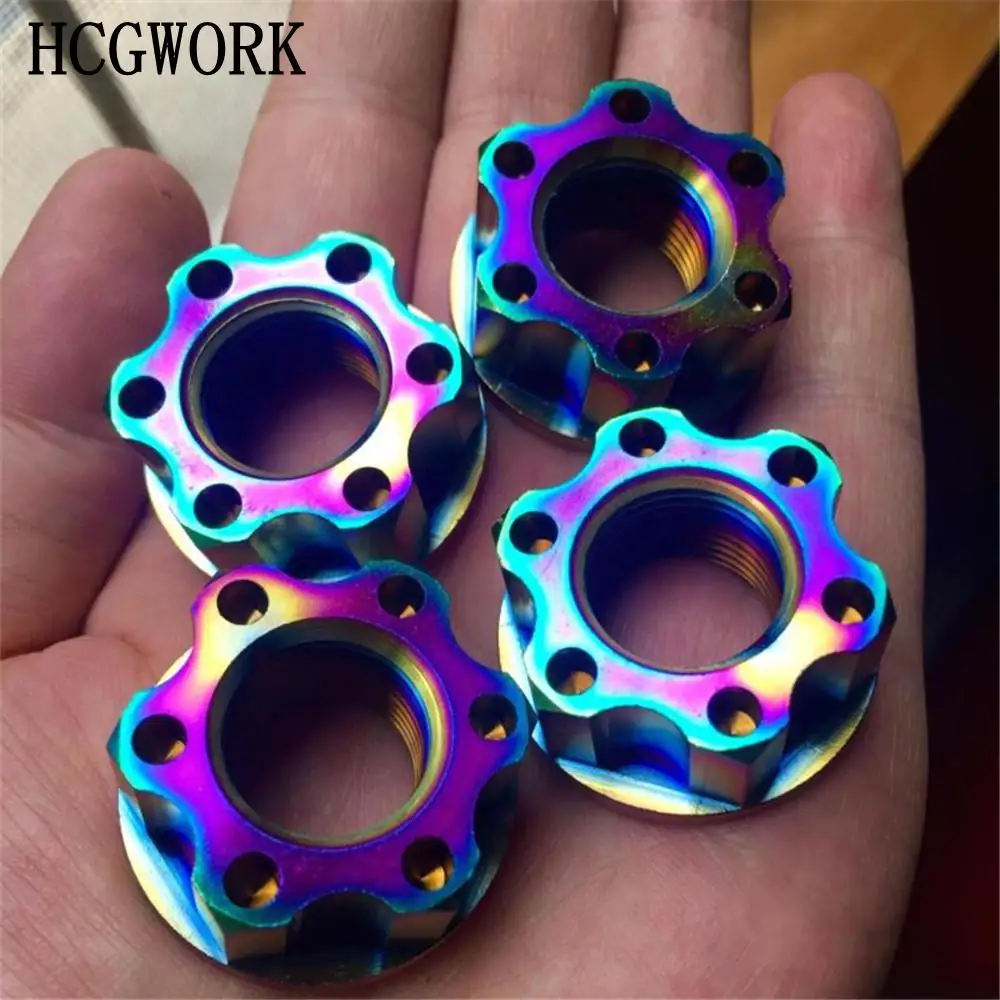 Титановая осевая гайка для мотоцикла M16/m18/m20 * 1 5 p электрической моторной оси Beauty