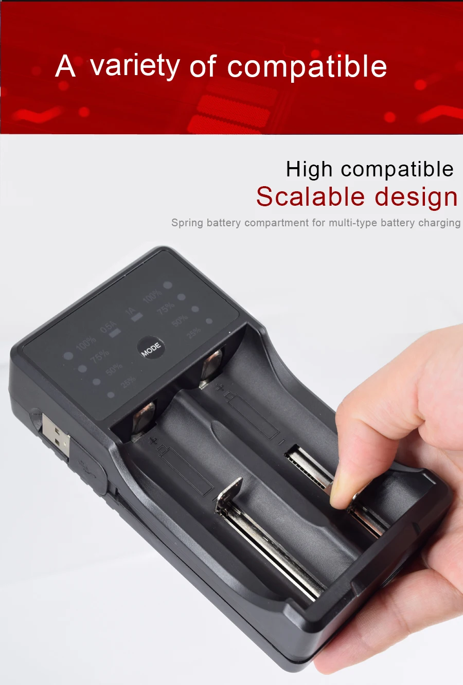 Palo USB умное зарядное устройство светодиодный дисплей зарядное устройство для Ni-MH Ni-CD A AA AAA SC аккумуляторная батарея 3,7 в литий-ионный аккумулятор 18650