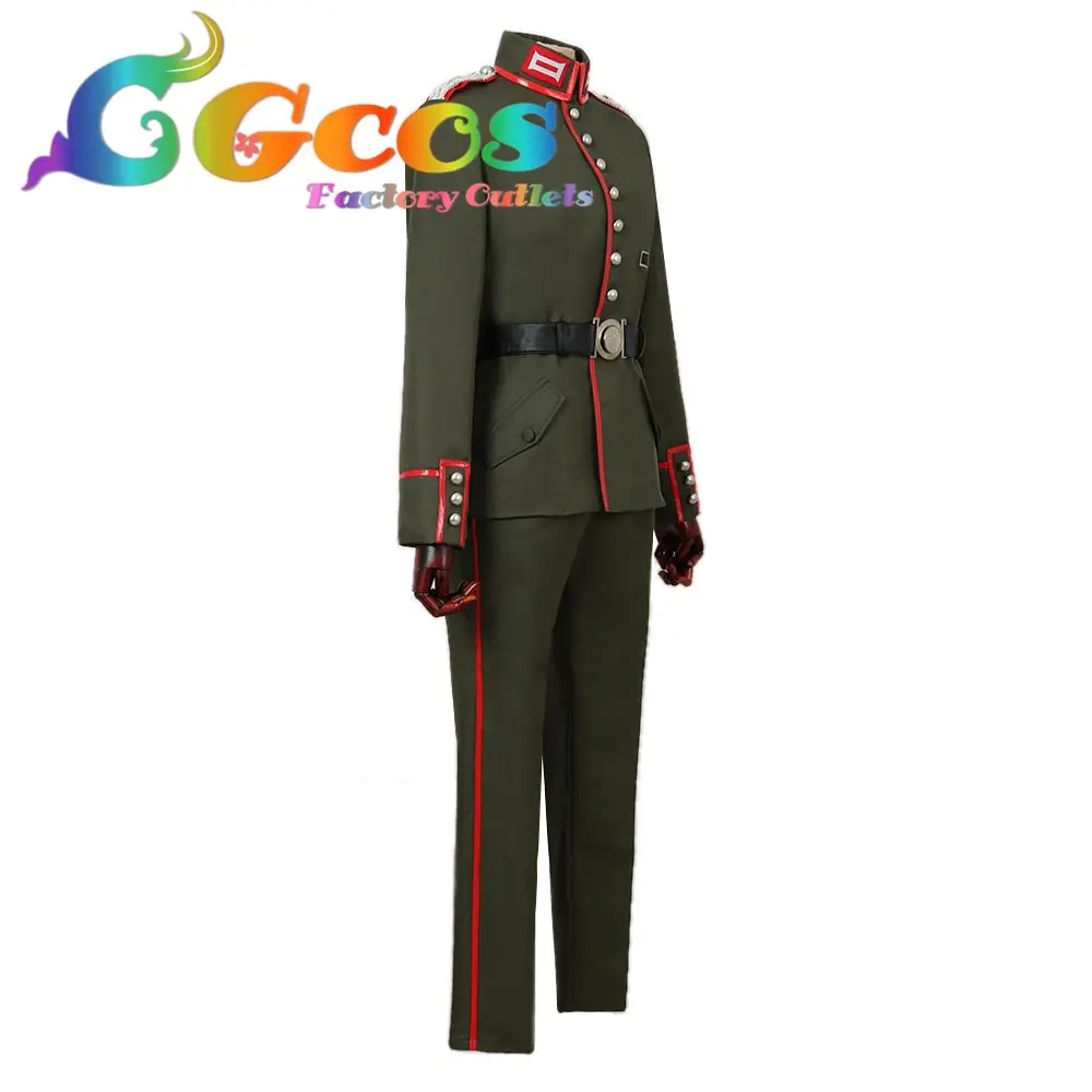Бесплатная доставка костюм для косплея Сага о Тане злом Эрих фон реруген