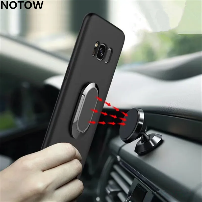 NOTOW 360 градусов вращающееся кольцо держатель подставка чехол матовый ТПУ