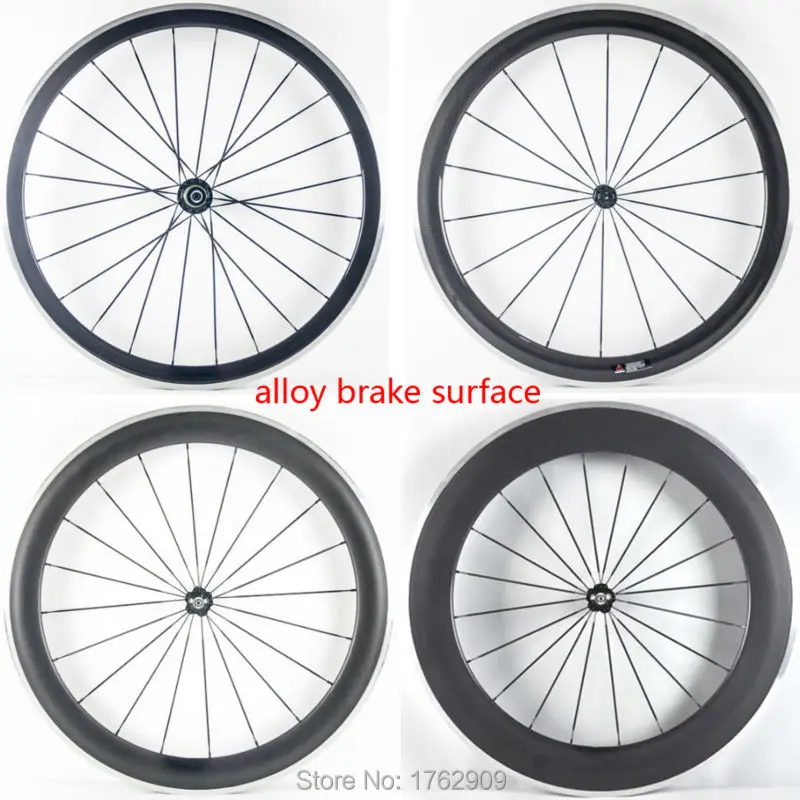 1 пара велосипедные колеса из углеродного волокна 38/50/60/80 мм|bicycle wheelset|clincher rimcarbon