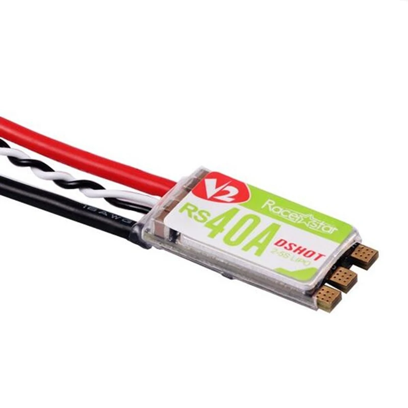 Гоночный Мультикоптер Racerstar RS40A V2 40A BLHELI_S BB2 OPTO 2 5S 4 в 1 ESC Dshot 600 для FPV|4 in esc|blheli optoblheli