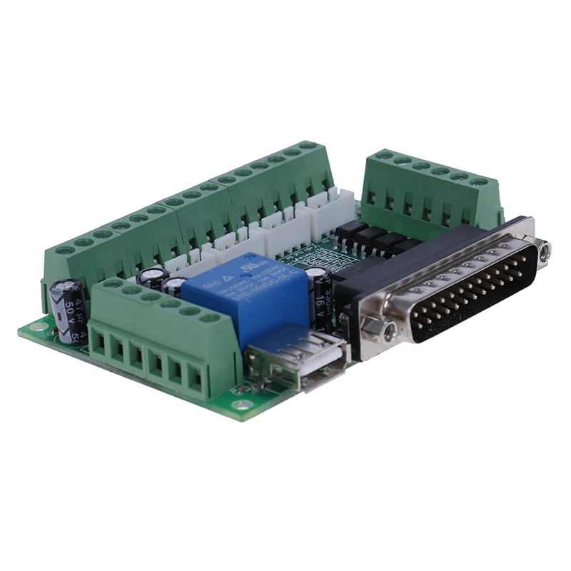 USB интерфейс 5 осей Cnc Breakout плата для шагового контроллера драйвера Mach3|Драйвер