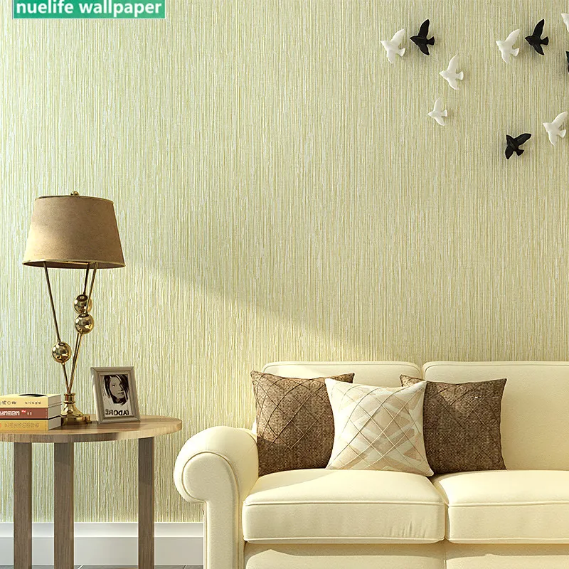 Chinese style non-woven coffee shop Internet cafe restaurant bedroom living room study plain TV background wall paper | Обустройство