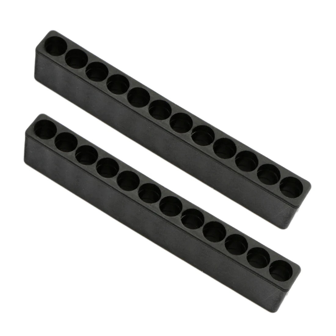

10pcs 12 Holes Hex Shank Screwdriver Bit Holder Plastic Screwdriver Head Storage Drill Bit Stand For Power Accessories