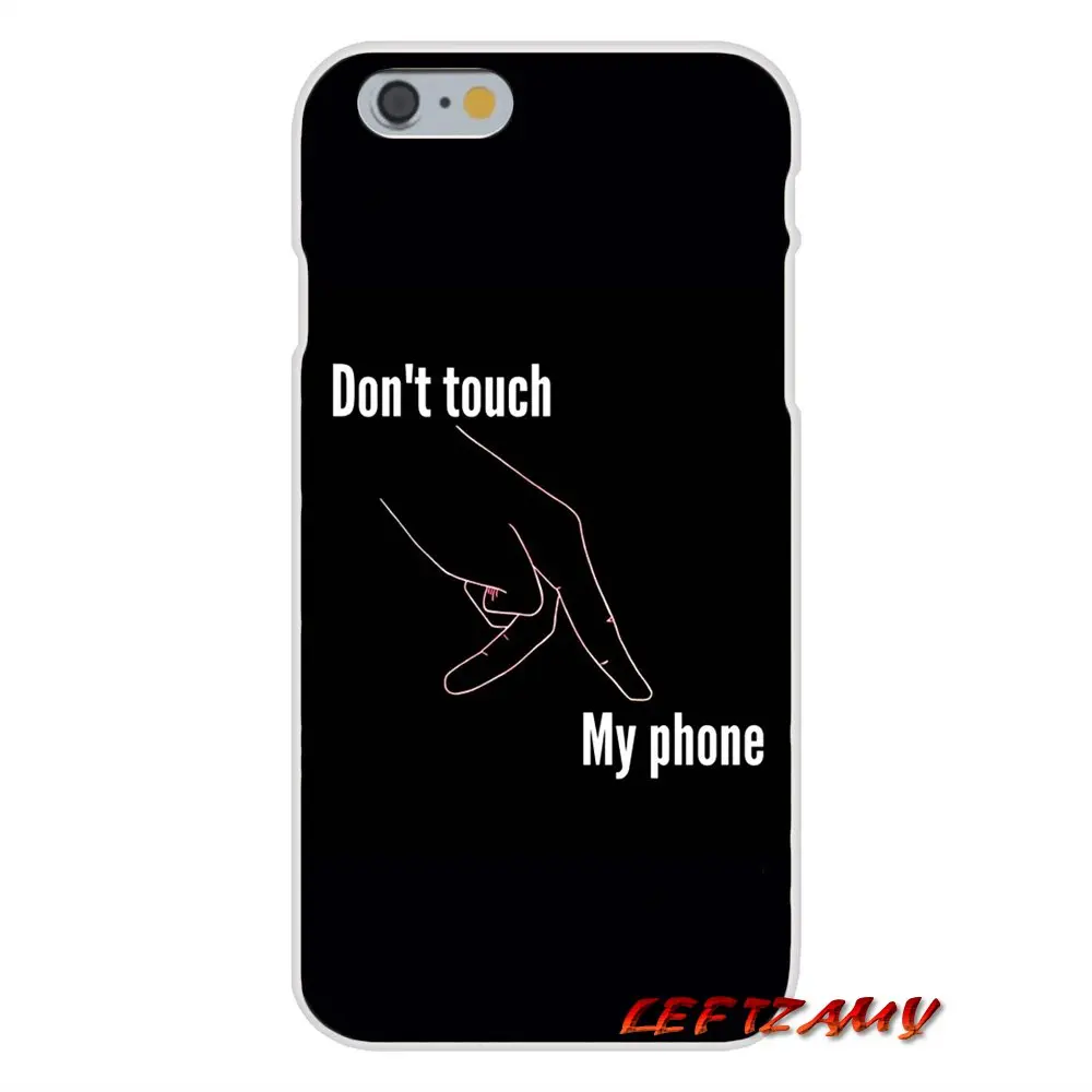 Прозрачные мягкие чехлы Bitch Don't touch my phone для Xiaomi Redmi Note 6A MI8 Pro S2 A2 Lite Se MIx Max 2 3 F1 Oneplus