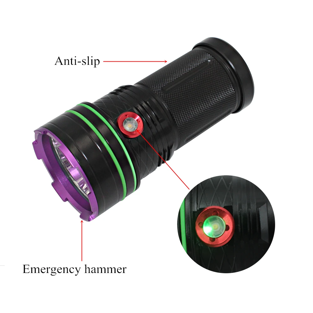 Precio Potente Linterna LED De XML-T6, Luz Táctica Impermeable, Para Pesca, Caza, Blanca, 16x