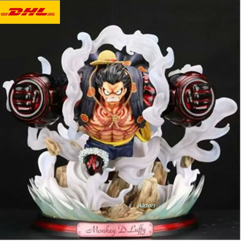 

17" ONE PIECE Statue The Straw Hat Pirates Bust Fourth Gear Monkey D. Luffy Full-Length Portrait GK Action Figure Toy BOX Z580