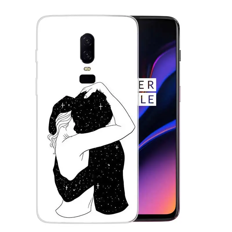 Роскошный мягкий силиконовый чехол для телефона OnePlus 5 5T 6T 6 с рисунком |