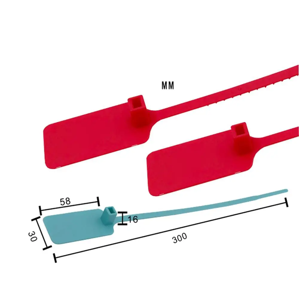 50 шт. пластиковый уплотнитель кабельная стяжка подвесная бирка 300 мм одноразовая