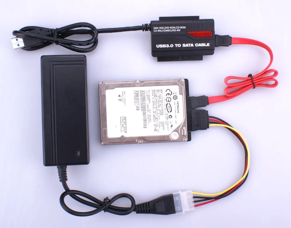 Free shipping!wholesale USB 3.0 to SATA/IDE HDD adapter DVD-ROM CD-ROM CD-RM COMBO DVD-RW |