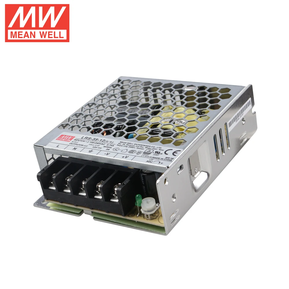 Тайваньская компания Mean Well 12V3A LRS 35 12 Вт импульсный источник питания светодиодный