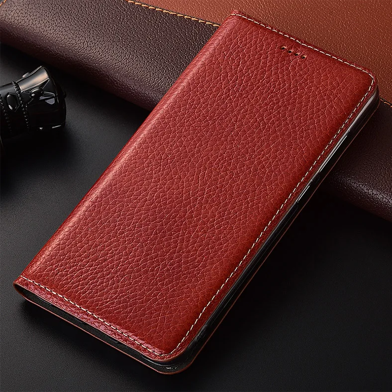 SS12 Чехол-книжка с кошельком из натуральной кожи чехол для Nokia 5,1 Plus(5,8") чехол для телефона для Nokia 5,1 Plus чехол-кошелек для телефона