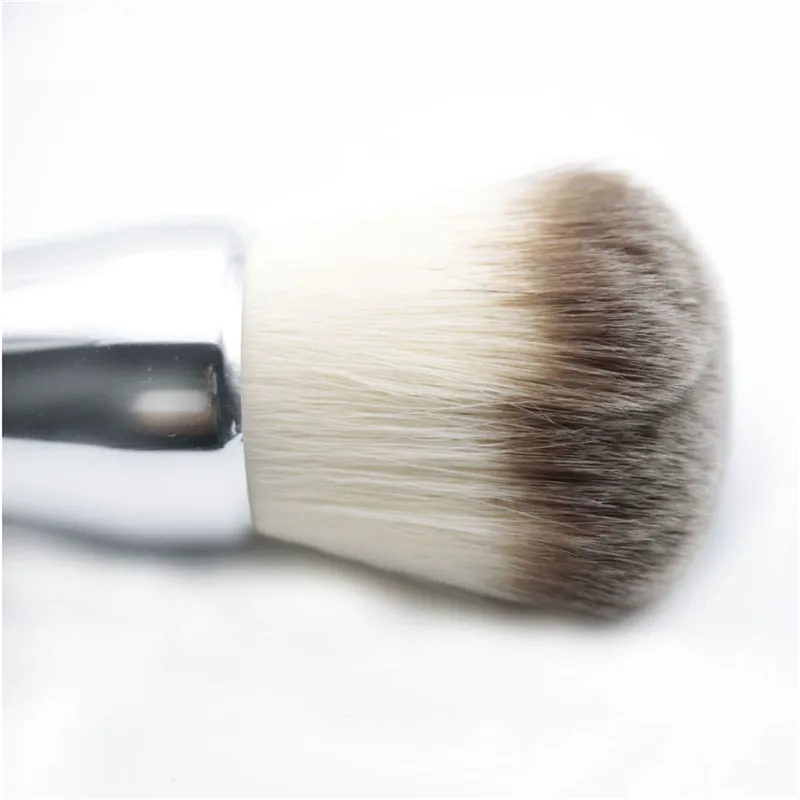 1 шт. макияж для лица румяна пудра Серебряная ручка косметическая Большая кисть