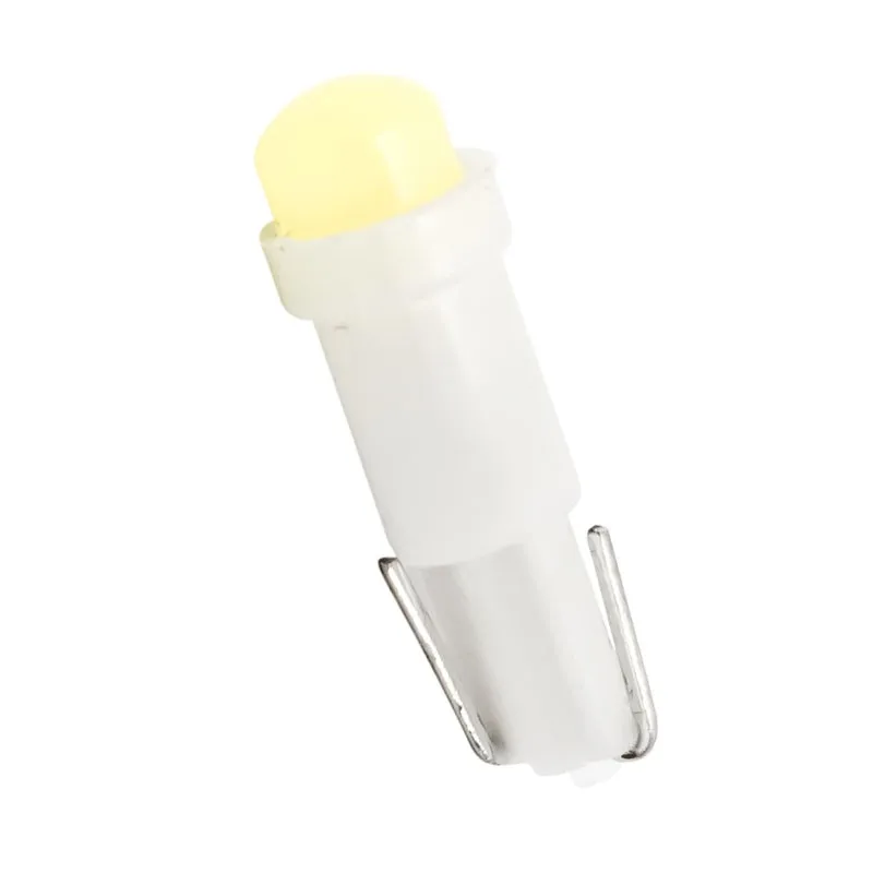 100 шт. T5 58 73 74 286 W1.2W супер яркий 3D COB Led Клин датчик лампы автомобиля Предупреждение индикатор Подсветка приборной панели лампы AC/DC 12V 100X