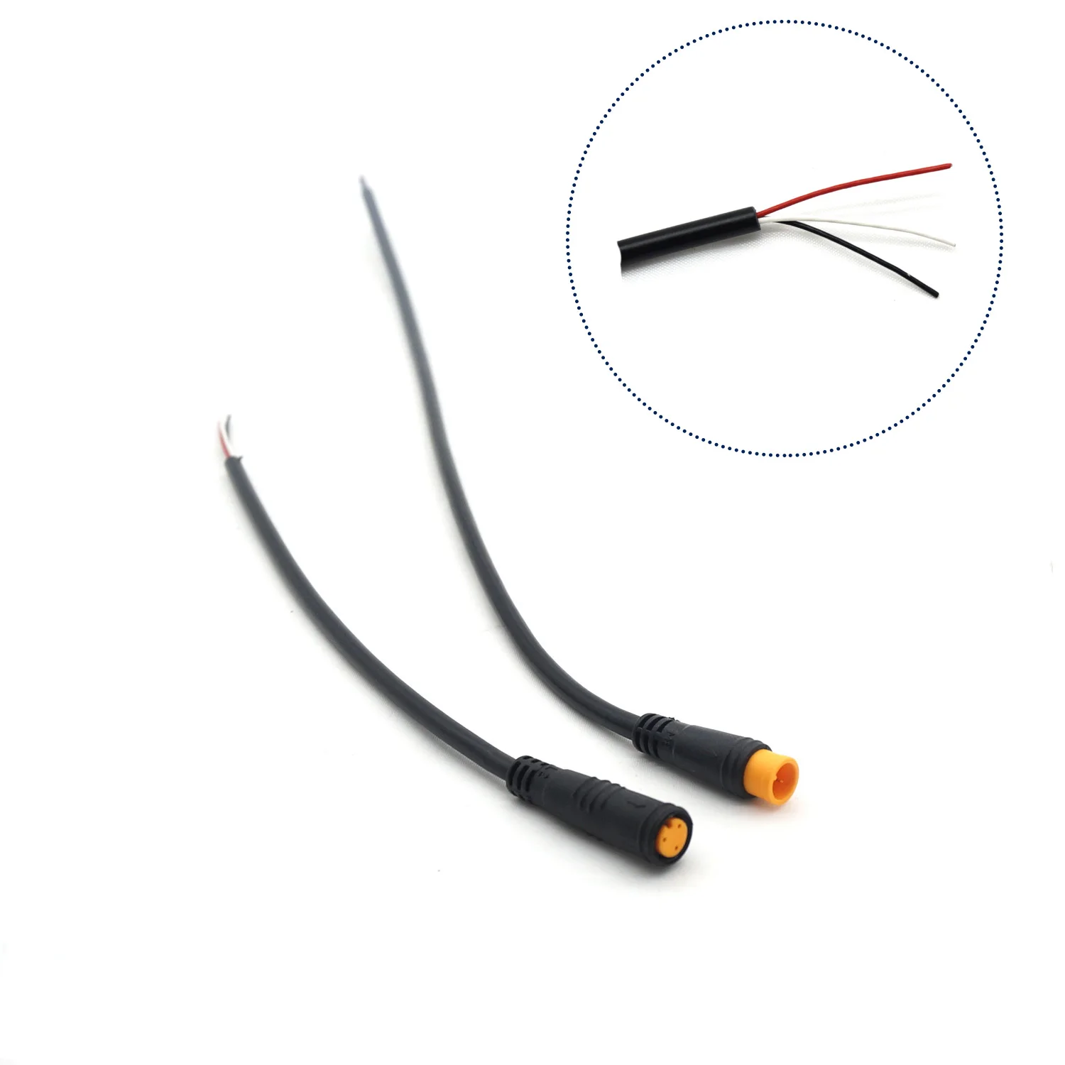 Okfeet Julet 2pin3pin4pin5pin6pinводонепроницаемый Кабельный соединитель для Ebike светильник дроссельной заслонки Ebrake дисплей детали для электровелосипеда удлиняющий кабель