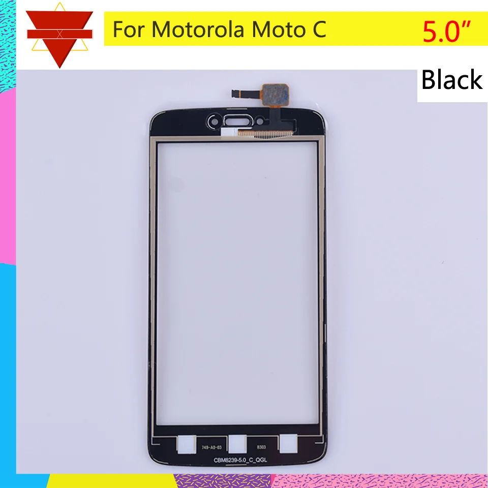 10 шт. сенсорный экран для Motorola Moto C XT1750 XT1754 XT1756 Сенсорная панель стеклянная линза